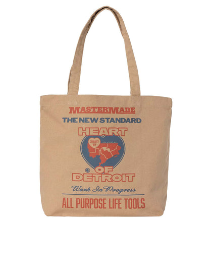 Carhartt Wip Canvas Graphic Tote Beige