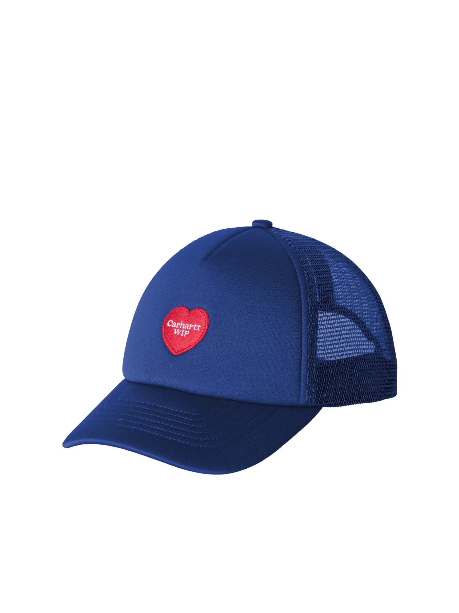Carhartt Wip Heart Patch Trucker Cap Blu