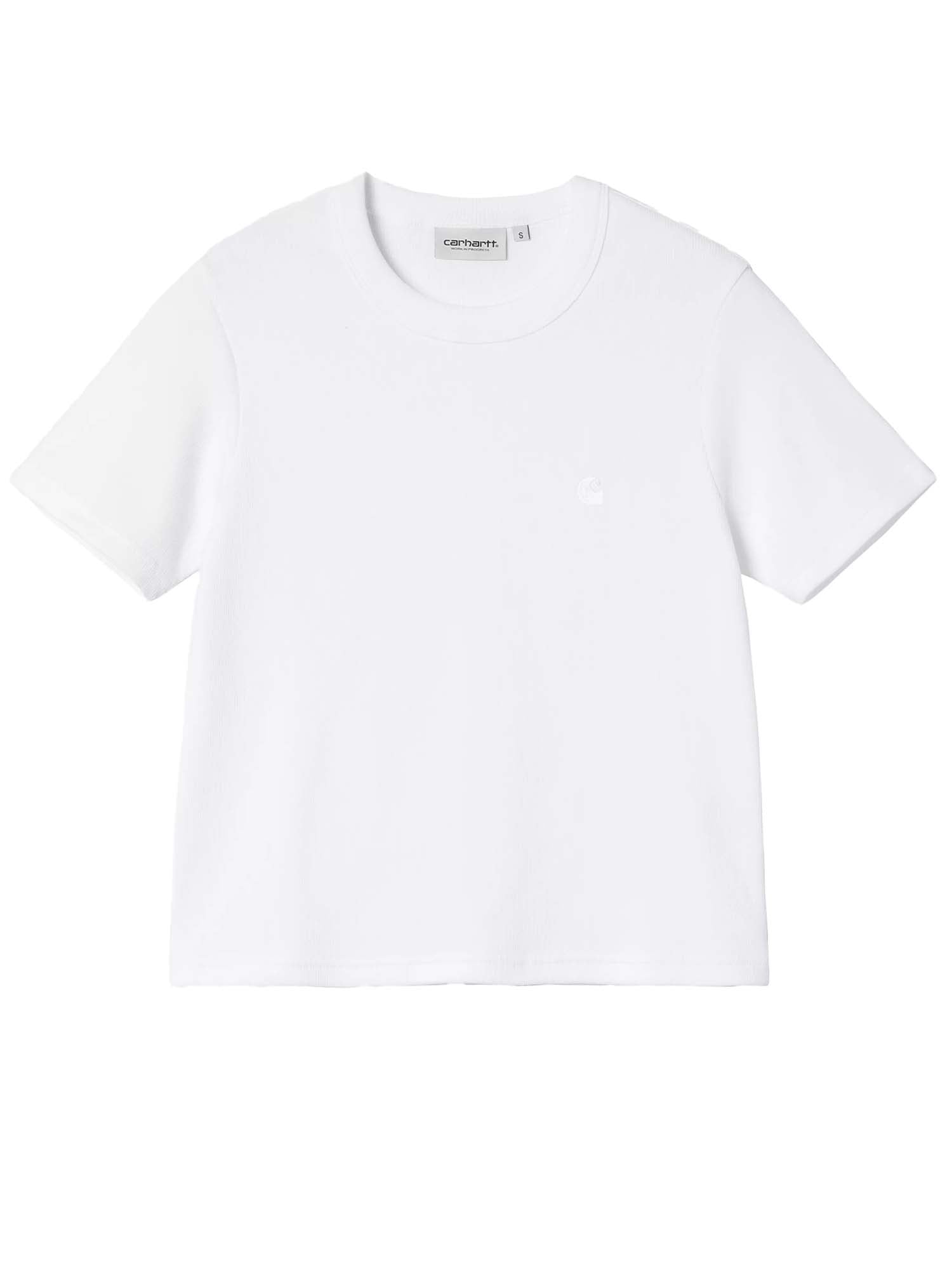 Carhartt Wip W' S/S Philipa T-Shirt Bianco