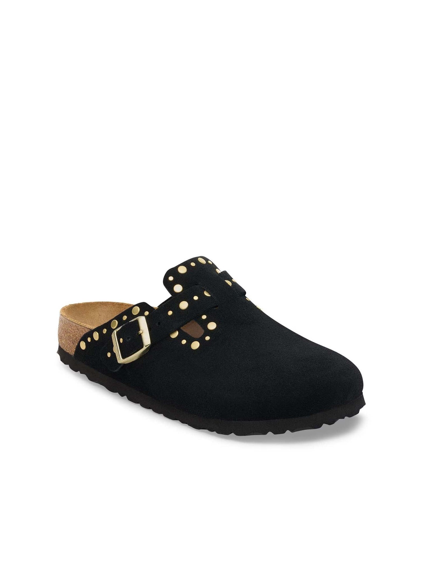 Birkenstock Boston Rivets (Pelle scamosciata) Nero