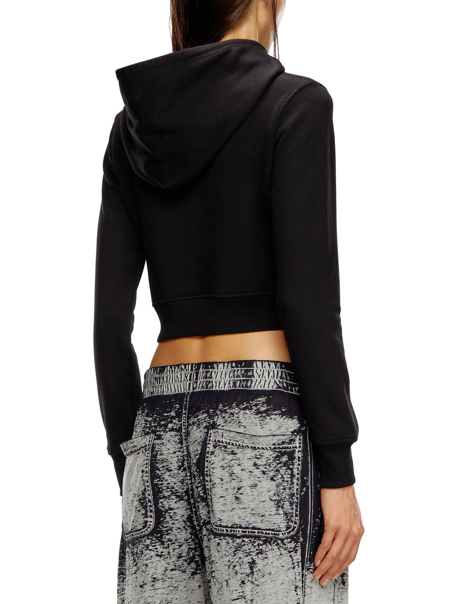 Diesel F Slimmy Hood Od Felpa Nero