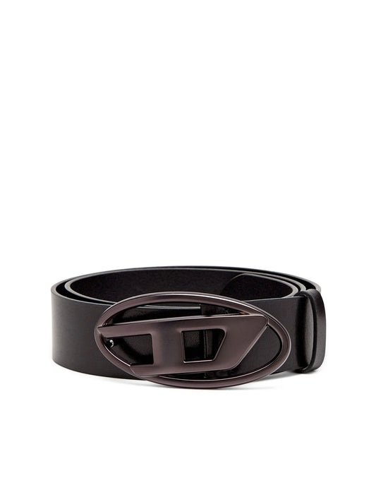 Diesel Oval D Logo B 1Dr Belt Nero