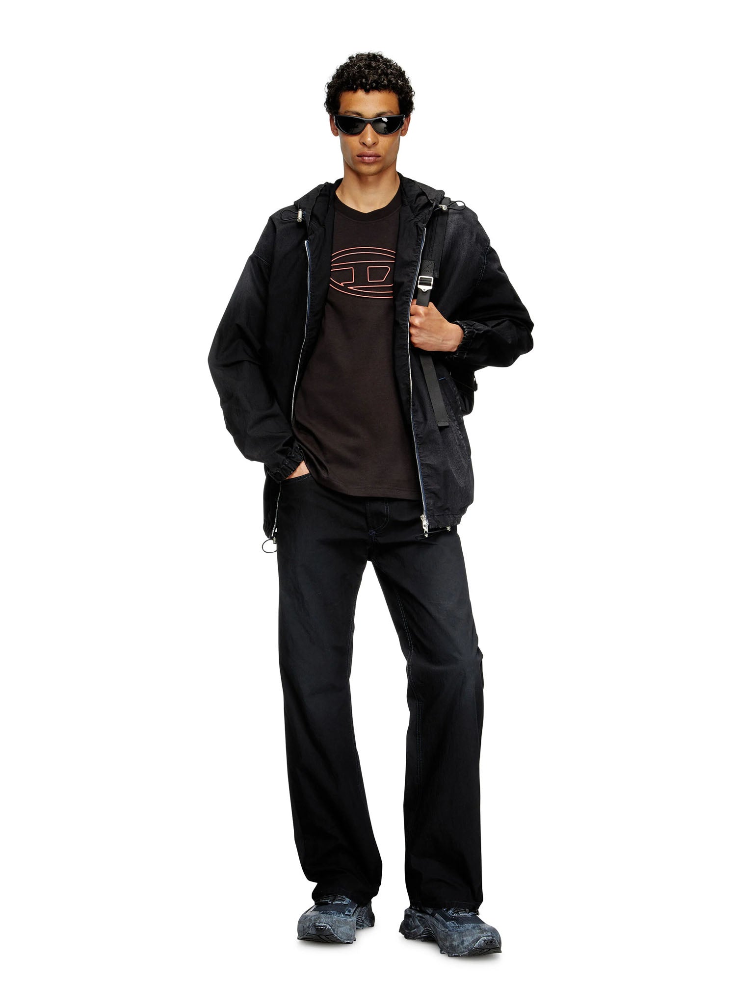 Diesel Tech D Backpack Nero