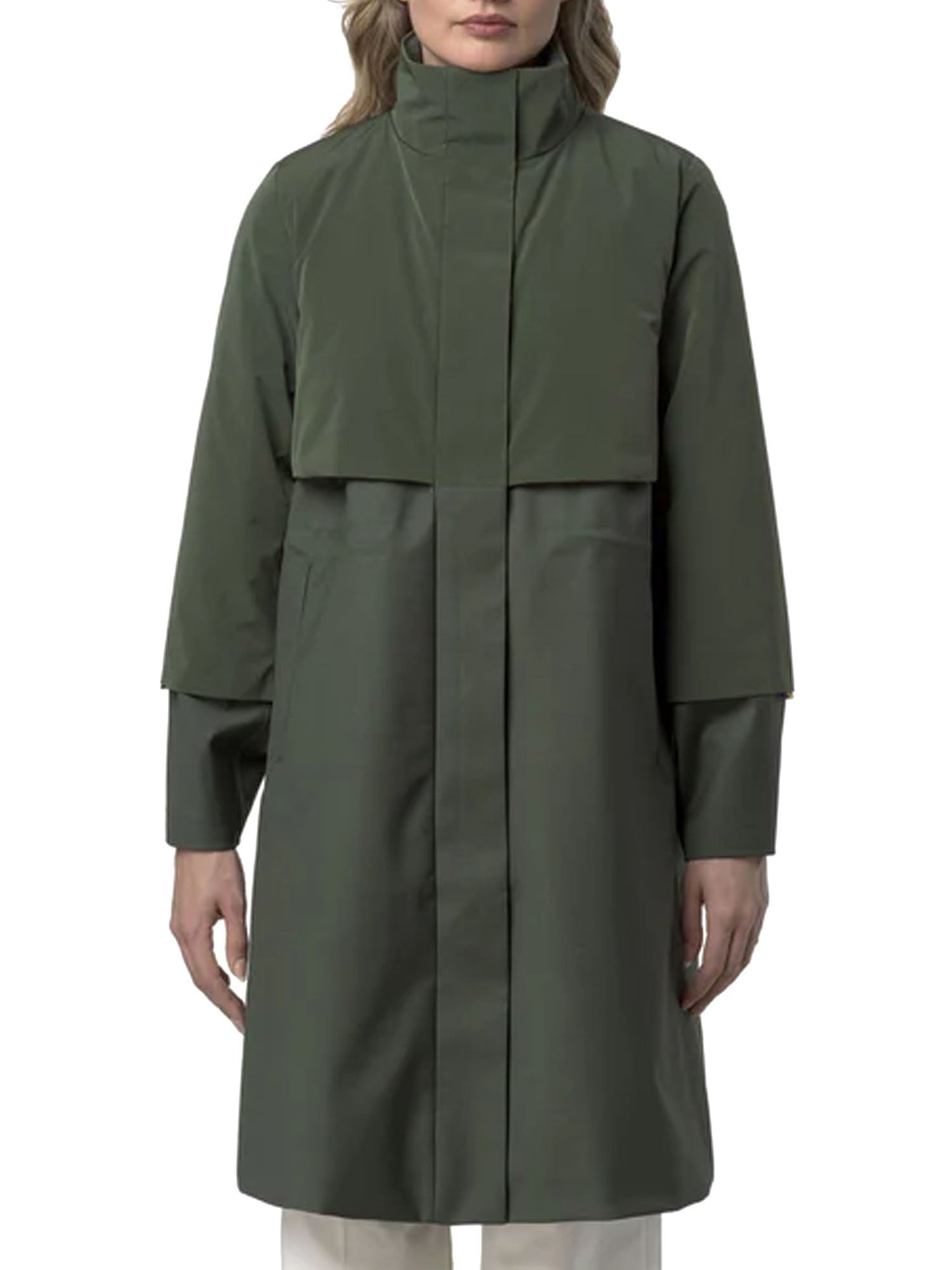 K-way Ella Wool Nylon Mix Donna Verde