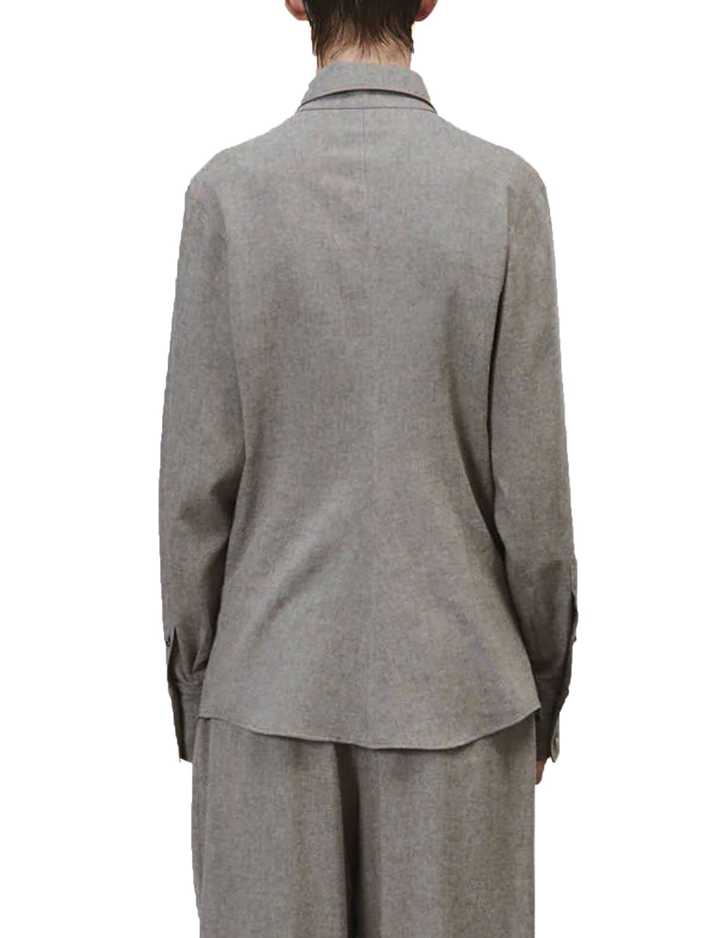 Alysi Camicia Light Flannel Grigio