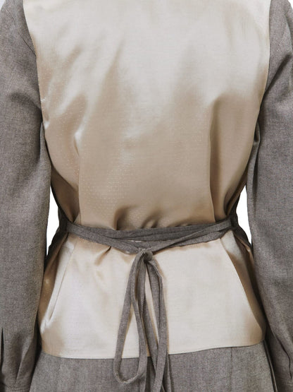 Alysi Gilet Light Flannel Grigio