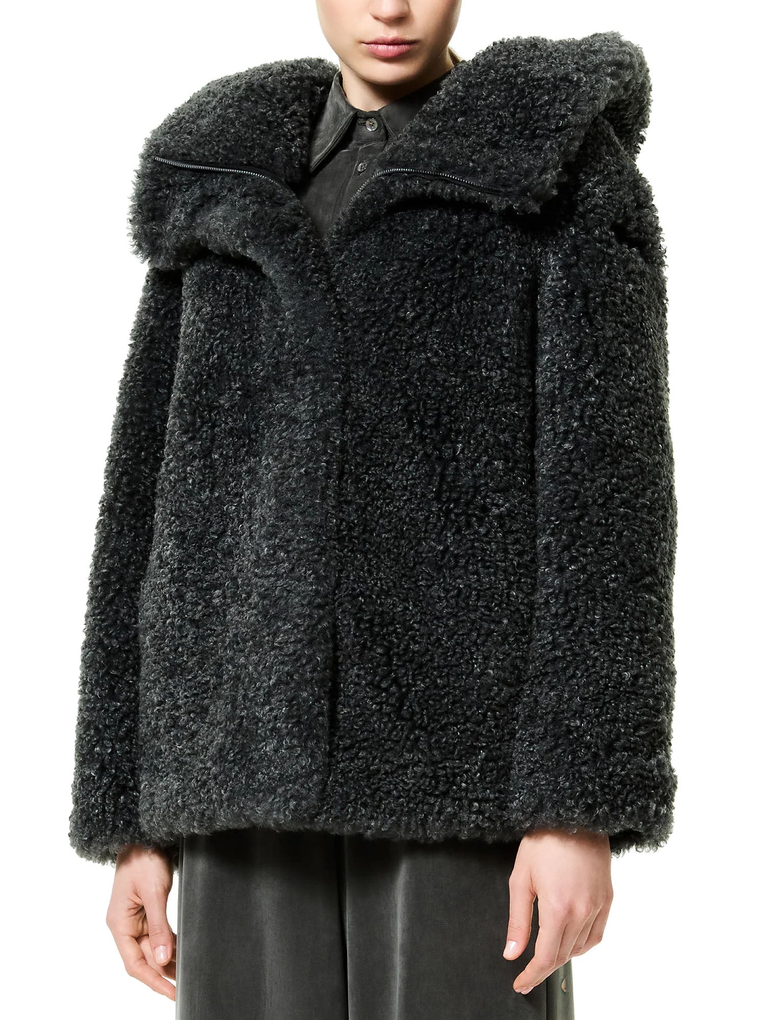 Rrd Lamb Hybrid Hood Woman Jacket Verde