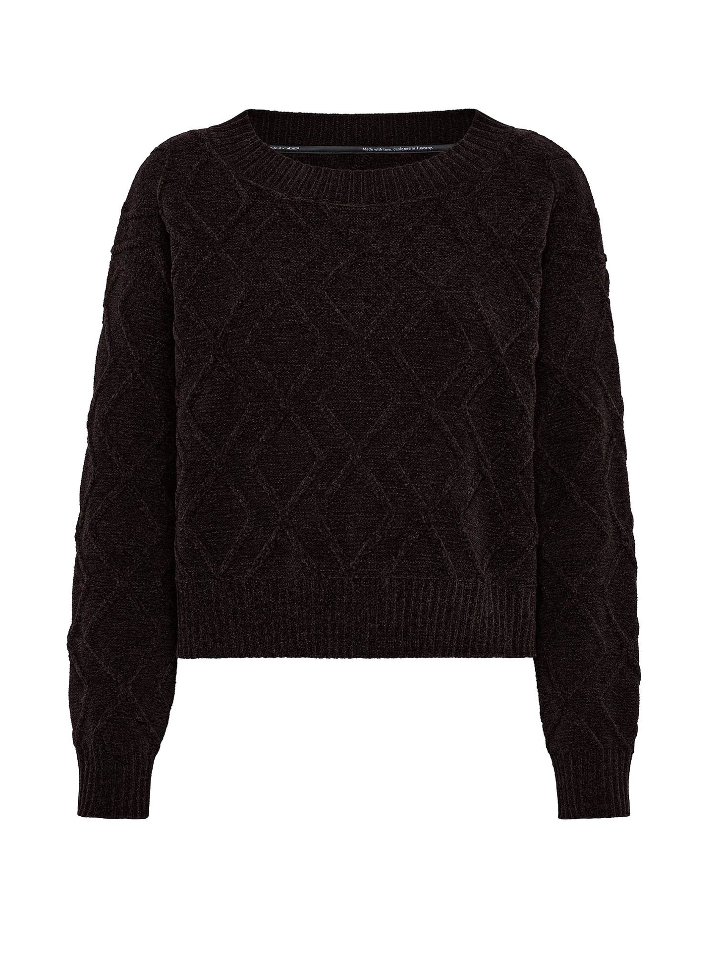 Rrd Velvet Fish Round Woman Knit Bordeaux