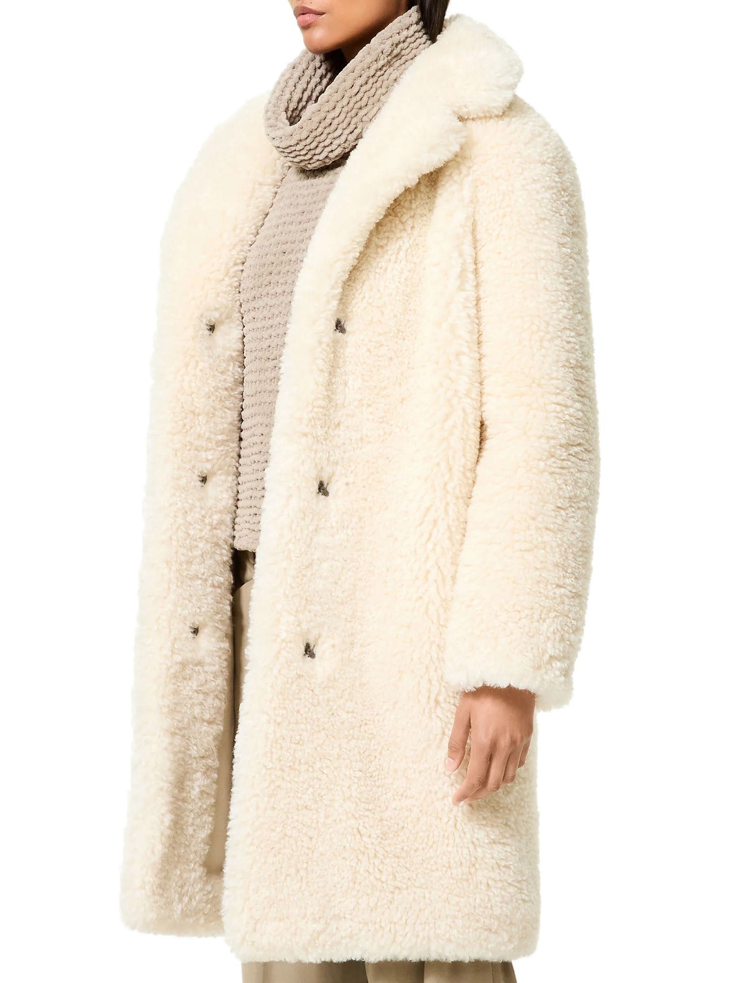 Rrd Lamb Coat Woman Jacket Beige