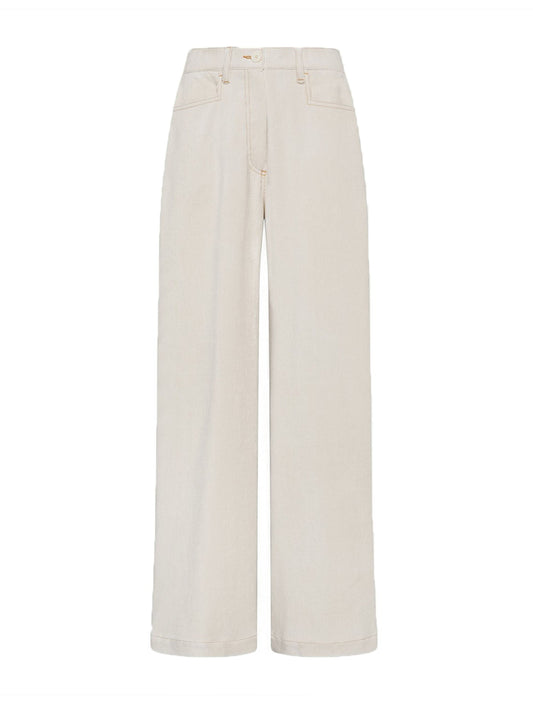 Momonì Peter Pantalone Bianco