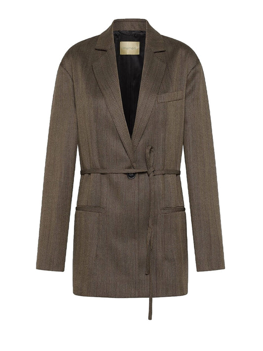 Momonì Fin Jacket Marrone