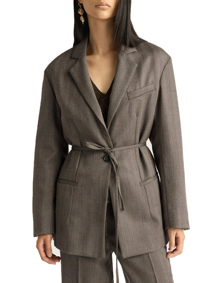 Momonì Fin Jacket Marrone