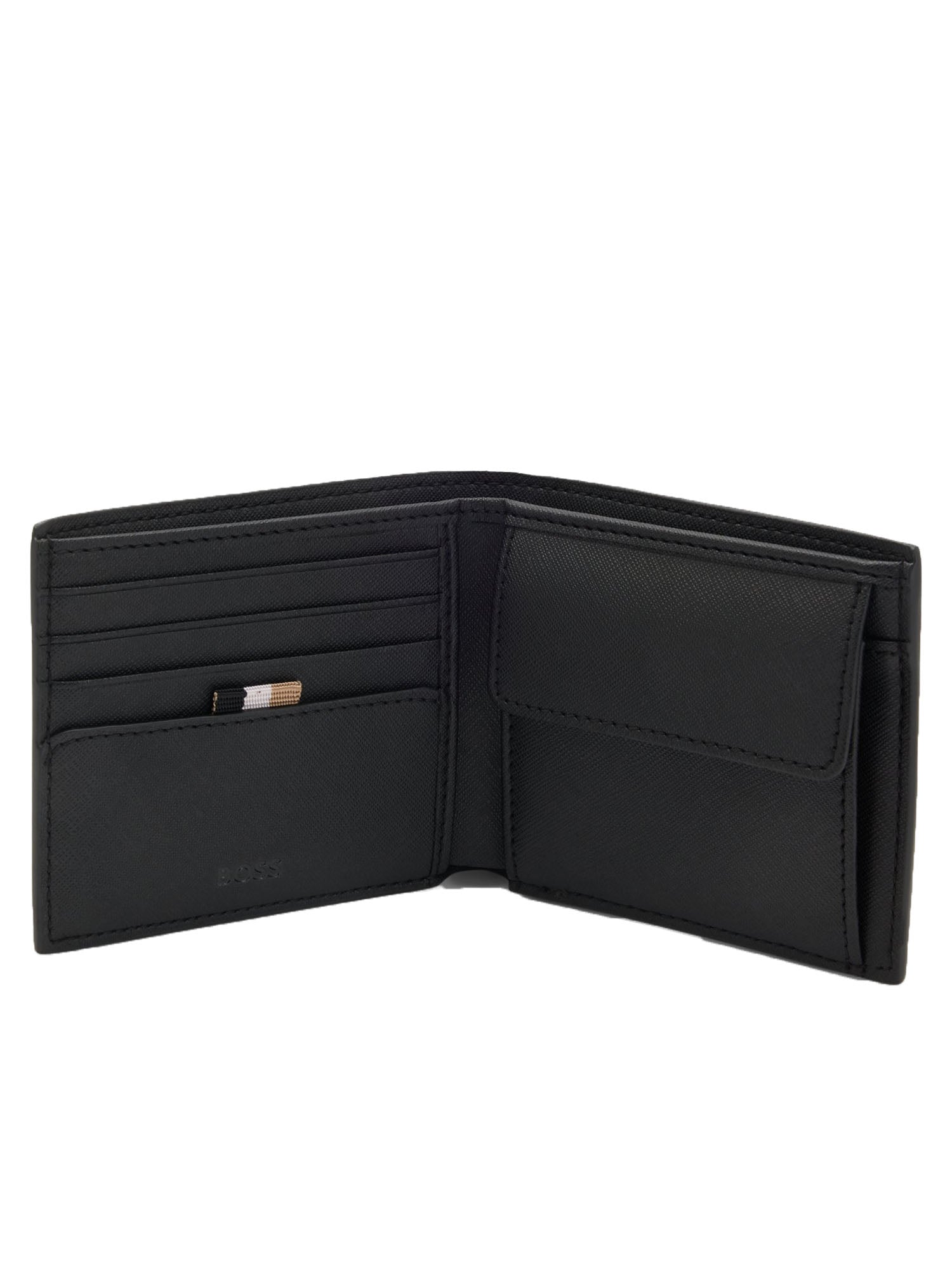 Boss Zair 4cc Coin Portafoglio Nero