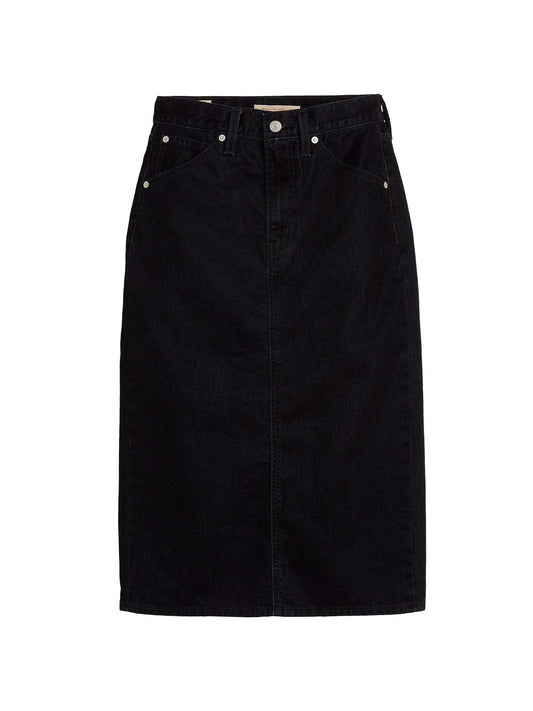 Levi's® Gonna con spacco a vita alta Blu