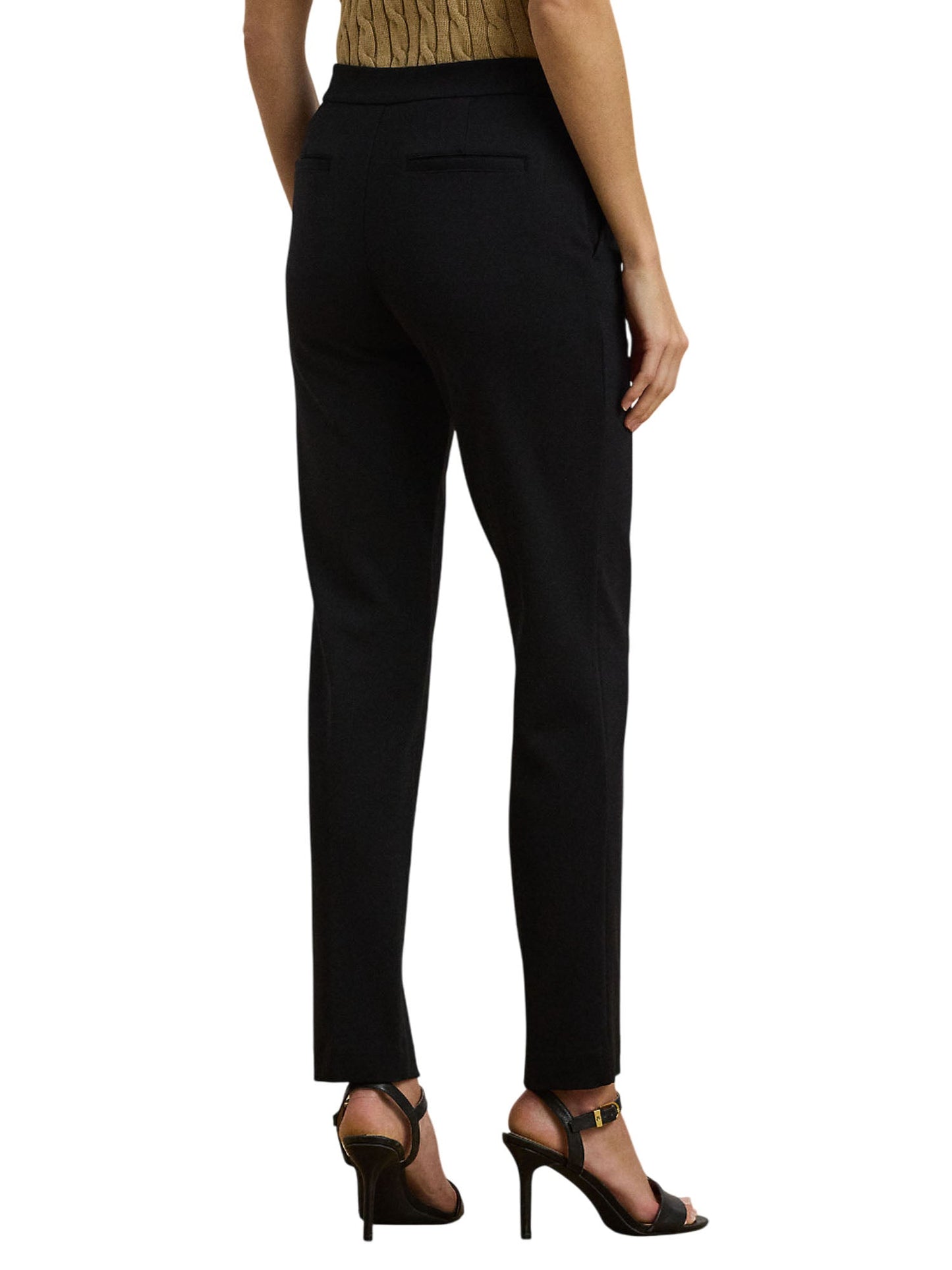 Ralph Lauren Adom Straight Flat Nero