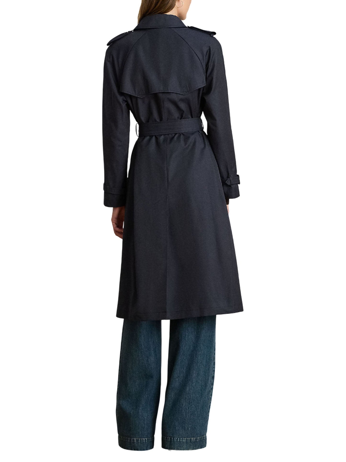 Ralph Lauren Trench Coat Doppiopetto Blu