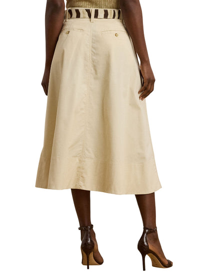 Ralph Lauren Gilchrist Mid a Line Gonna Beige