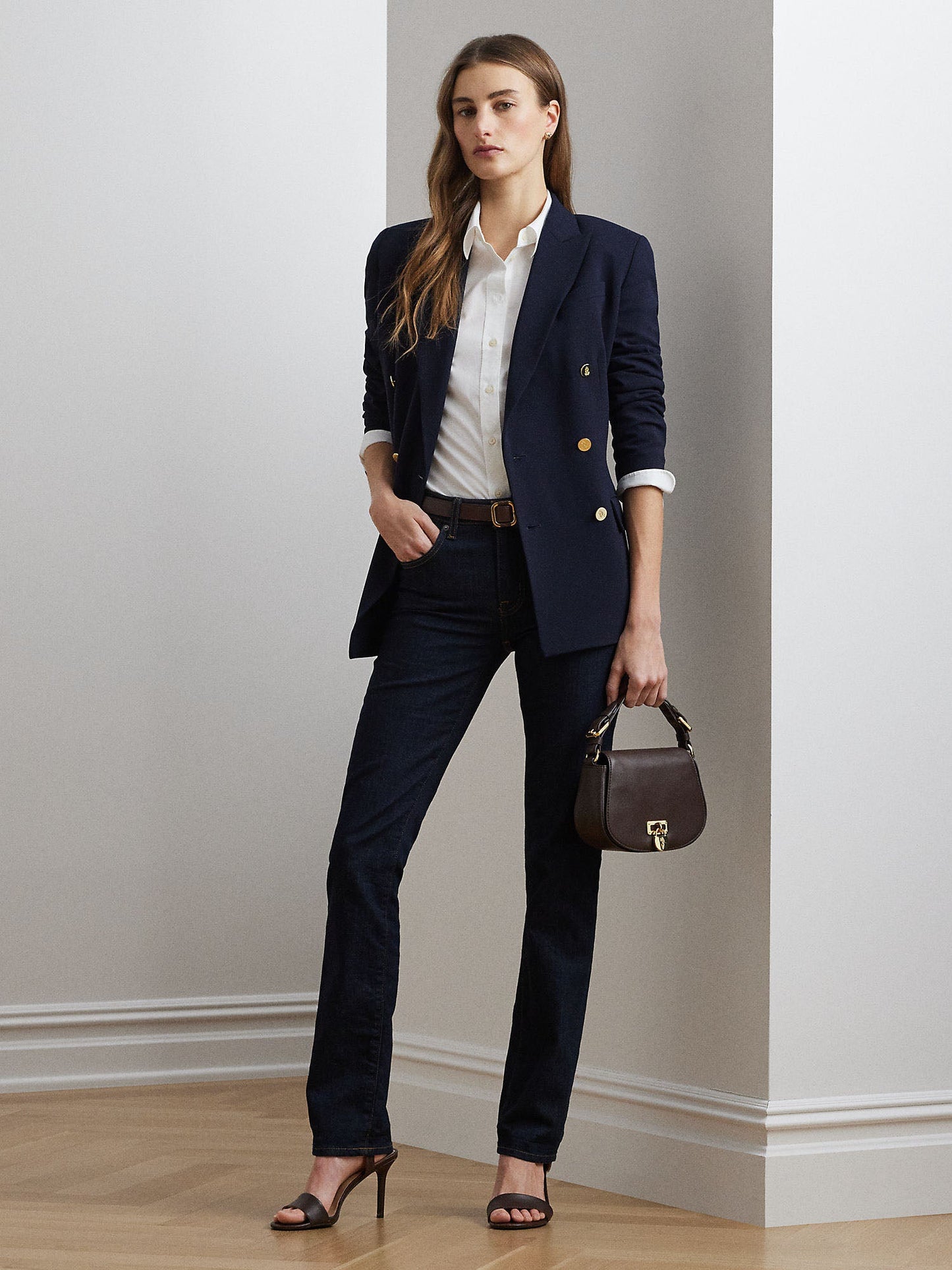 Ralph Lauren Jamelko Long Sleeve Camicia Bianco