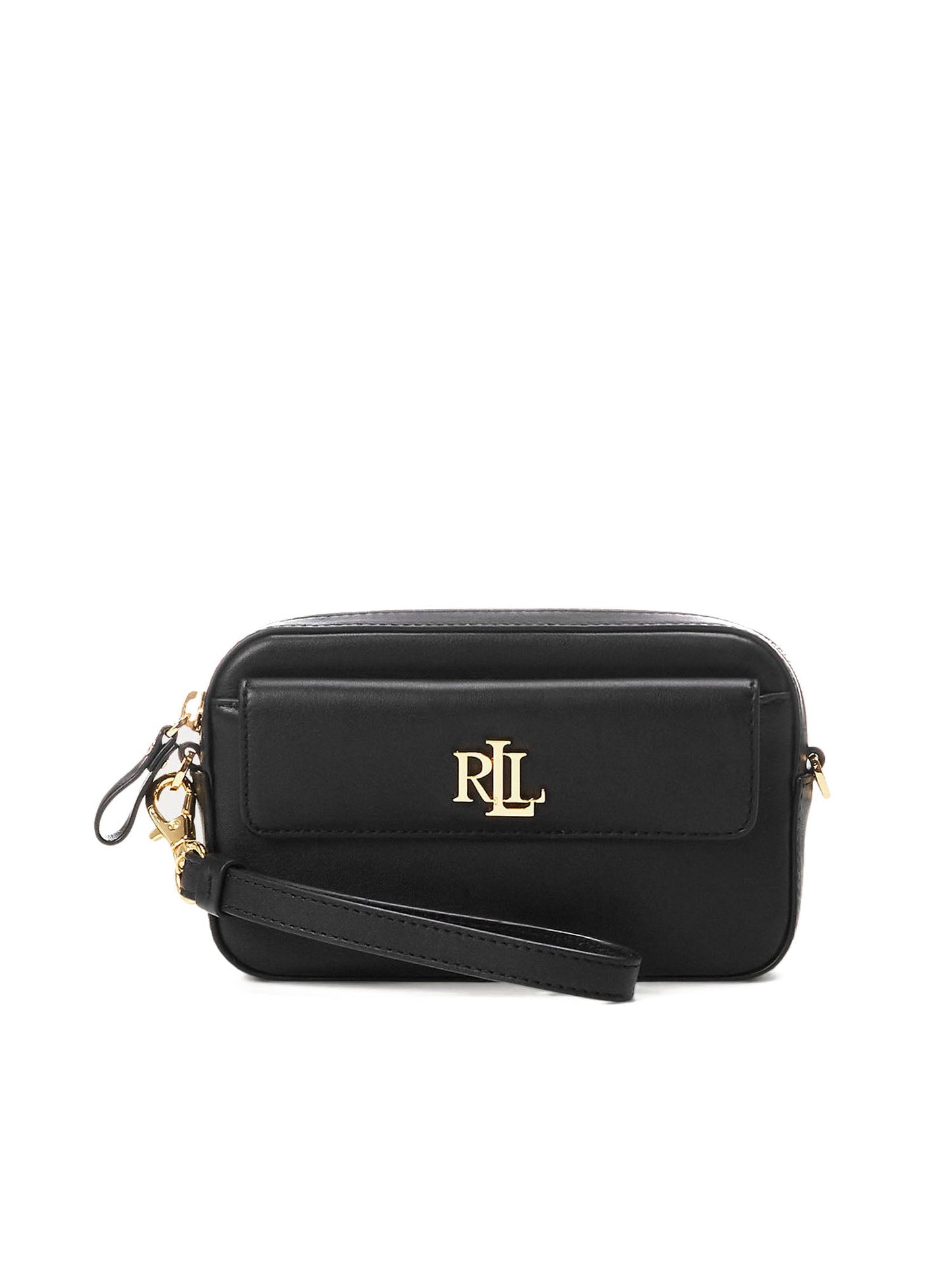 Lauren Ralph Lauren Marcy Wrstlt Pouch Small Nero