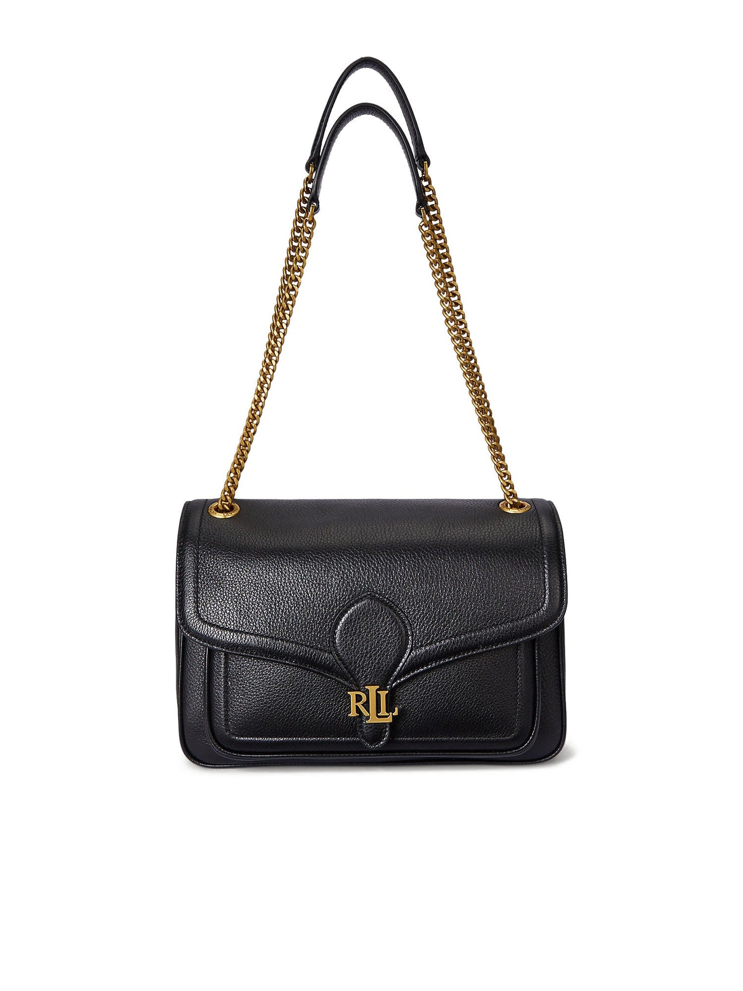 Lauren Ralph Lauren Bradley Md Shoulder Bag Medium Nero