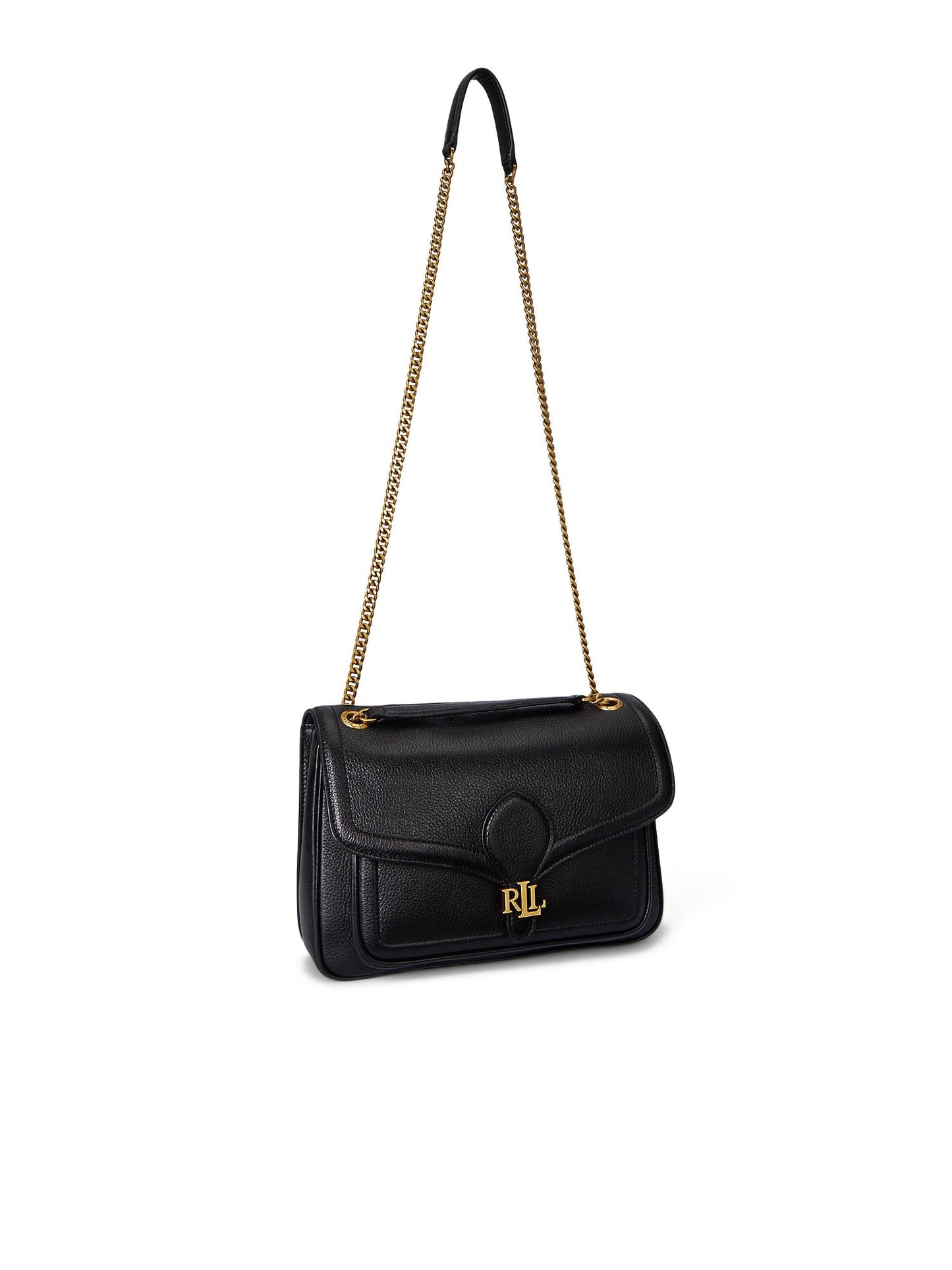 Lauren Ralph Lauren Bradley Md Shoulder Bag Medium Nero