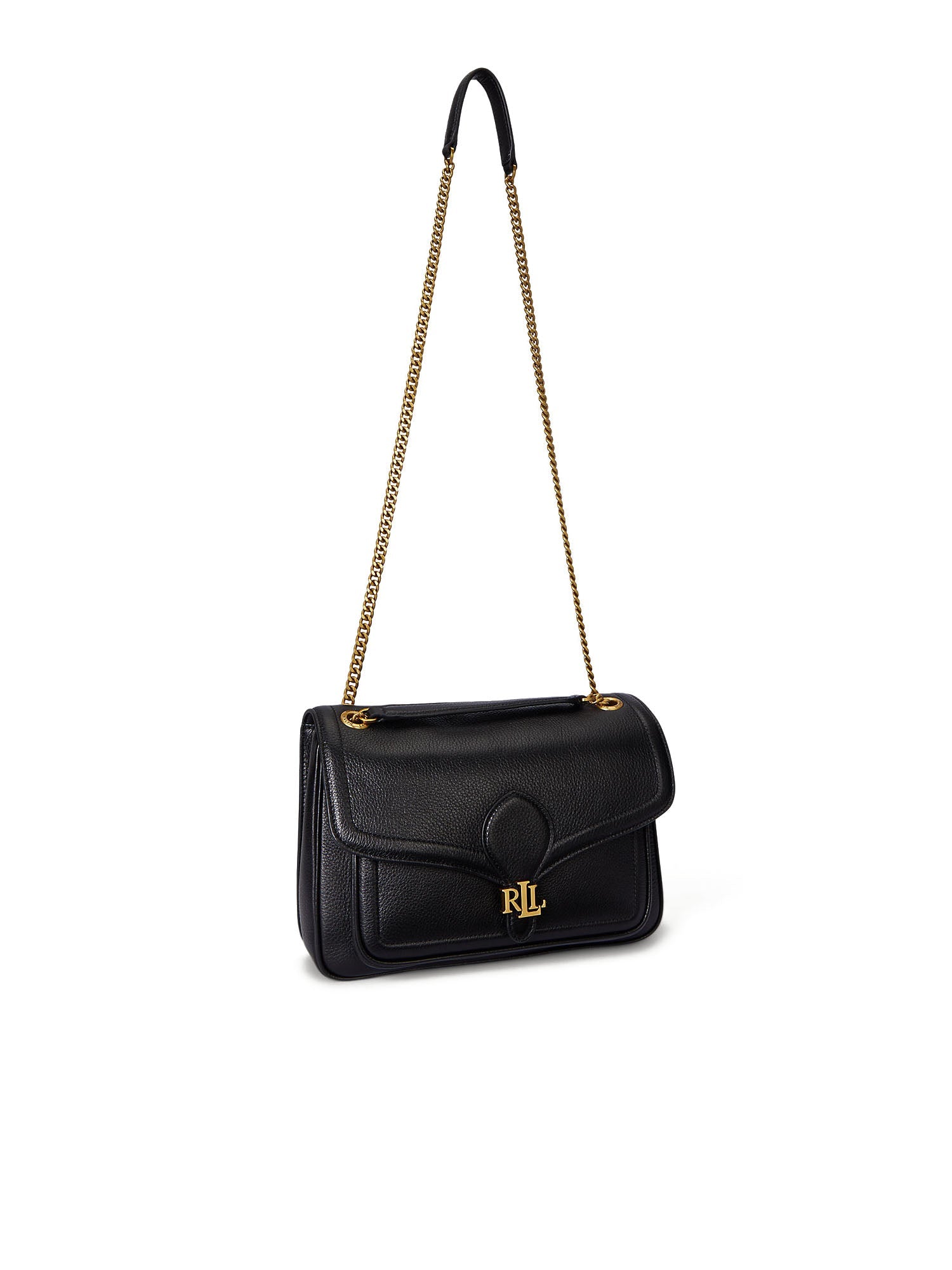 Lauren Ralph Lauren Bradley Md Shoulder Bag Medium Nero