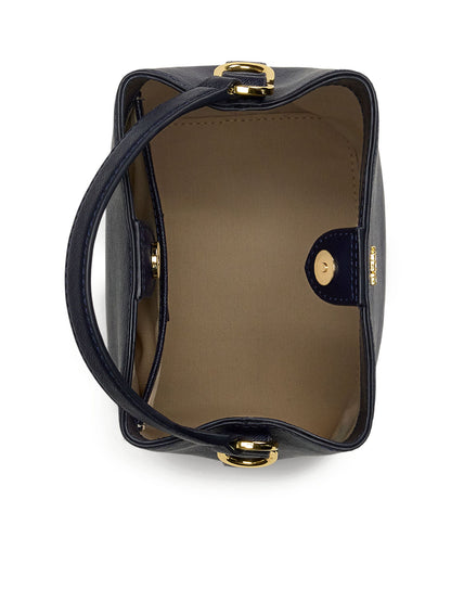 Lauren Ralph Lauren Reese Sm Bkt Bucket Bag Small Blu