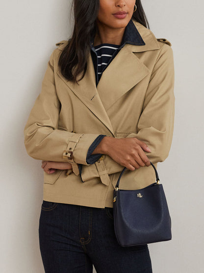 Lauren Ralph Lauren Reese Sm Bkt Bucket Bag Small Blu