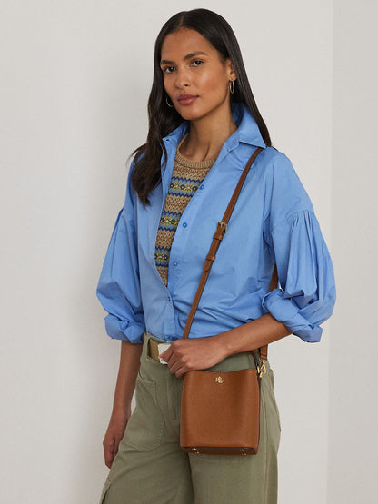 Lauren Ralph Lauren Reese Sm Bkt Bucket Bag Small Beige