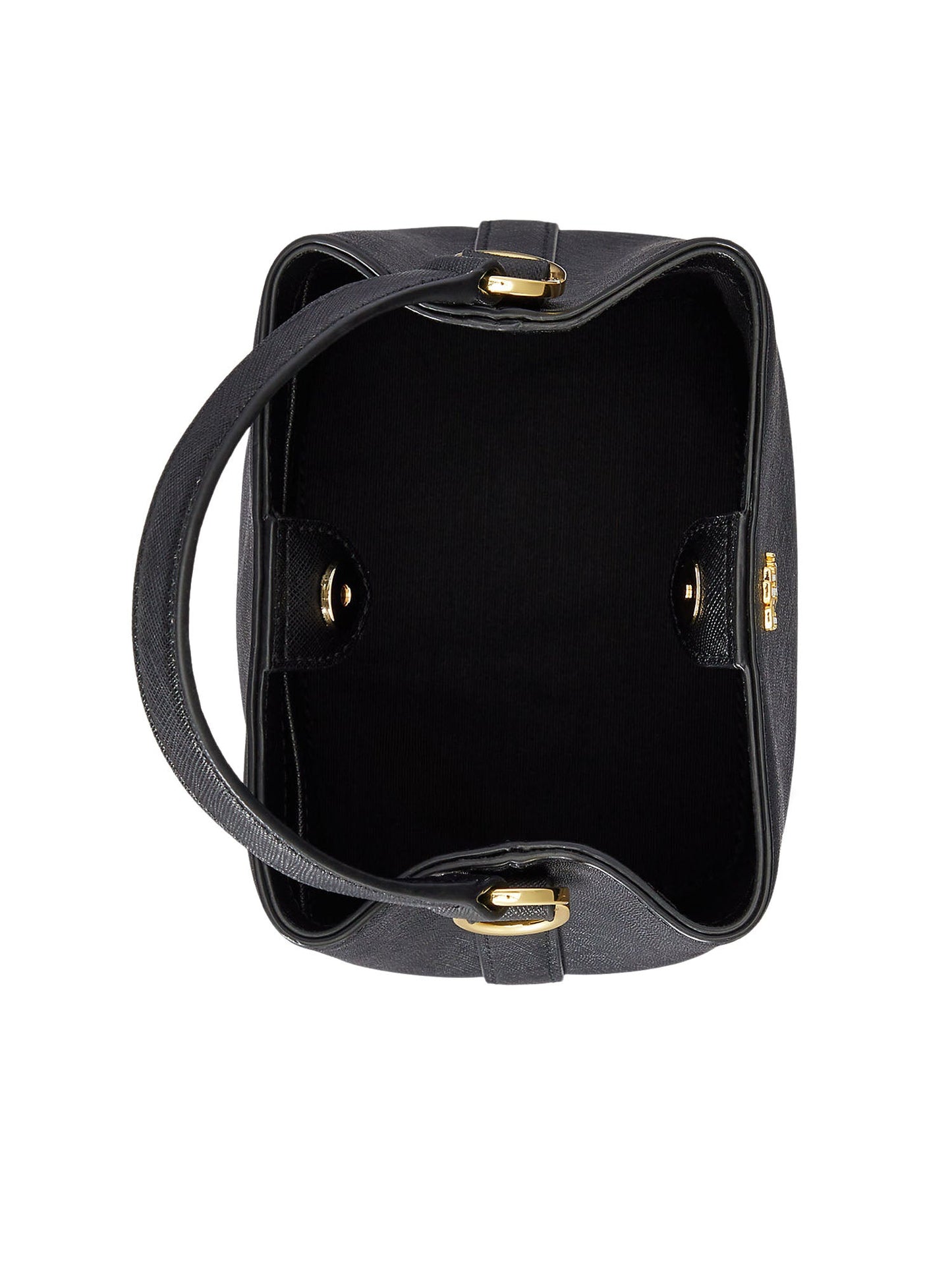 Lauren Ralph Lauren Reese Sm Bkt Bucket Bag Small Nero