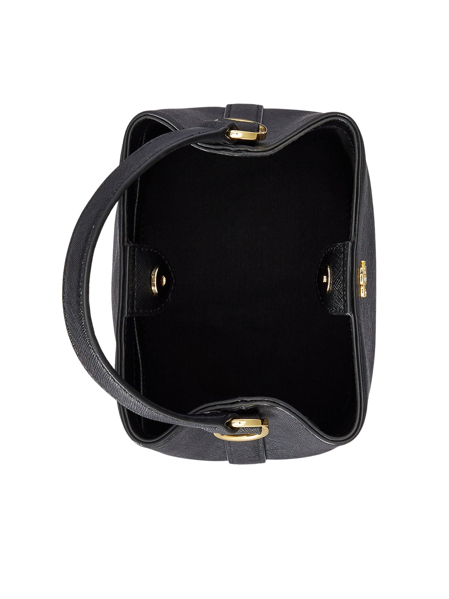 Lauren Ralph Lauren Reese Sm Bkt Bucket Bag Small Nero