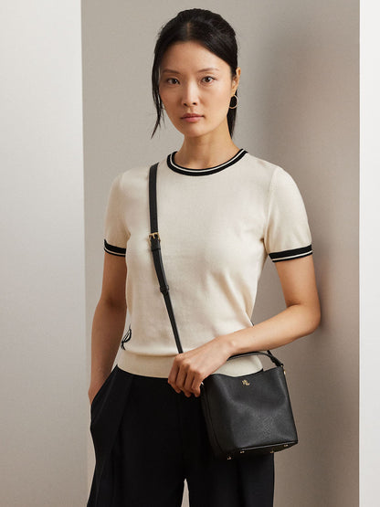 Lauren Ralph Lauren Reese Sm Bkt Bucket Bag Small Nero