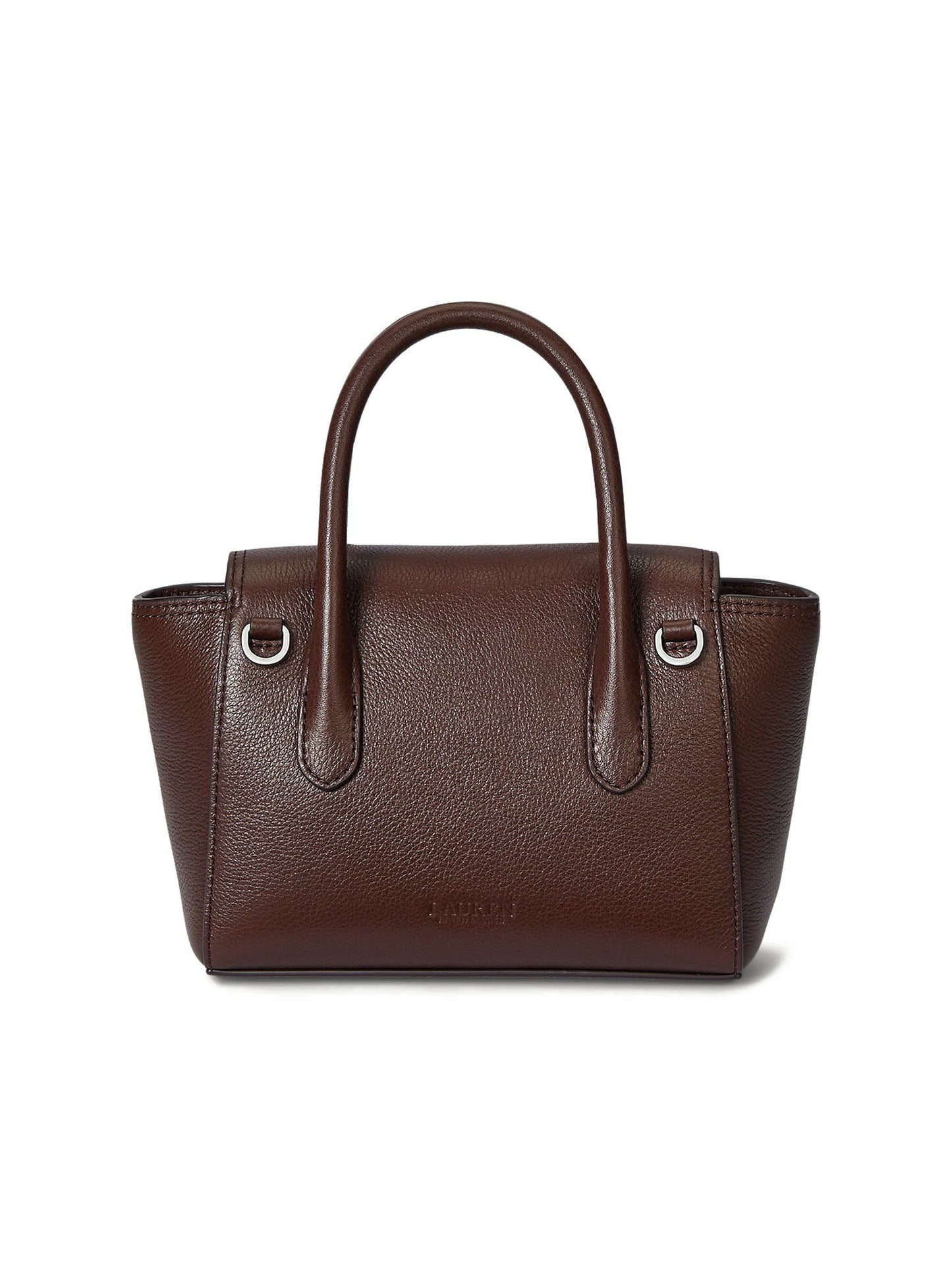 Lauren Ralph Lauren Tnnr Sm Schl Satchel Small Marrone