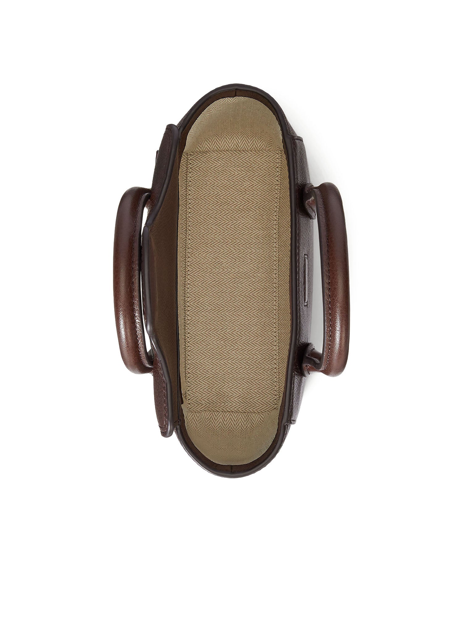 Lauren Ralph Lauren Tnnr Sm Schl Satchel Small Marrone