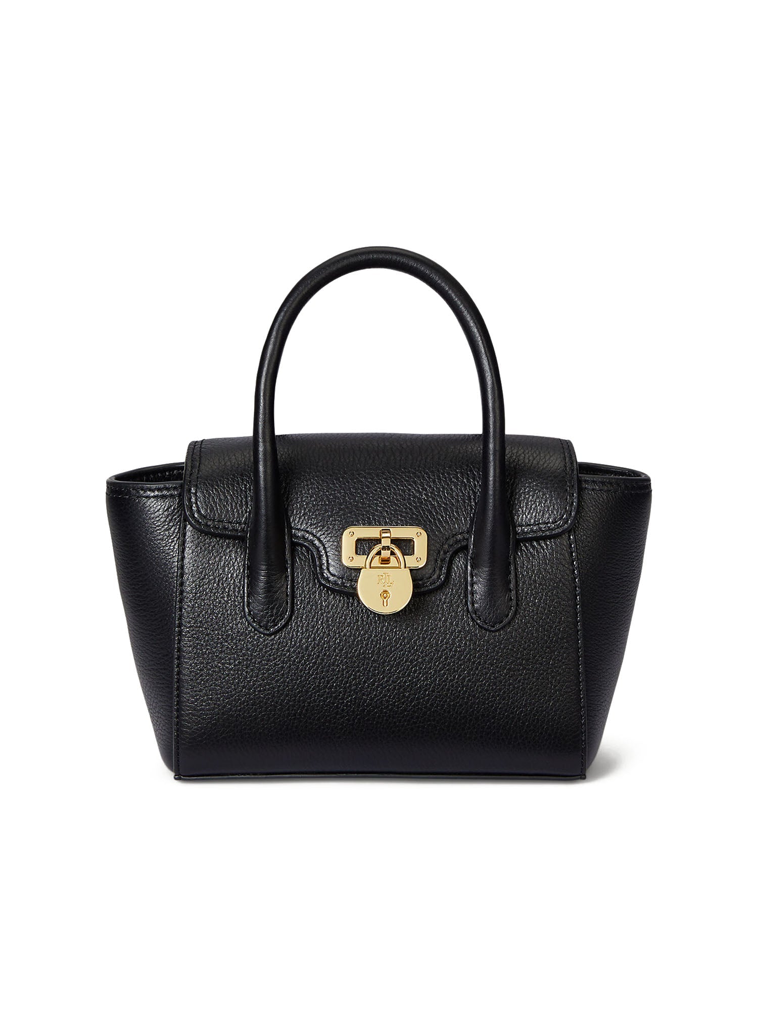 Lauren Ralph Lauren Tnnr Sm Schl Satchel Small Nero