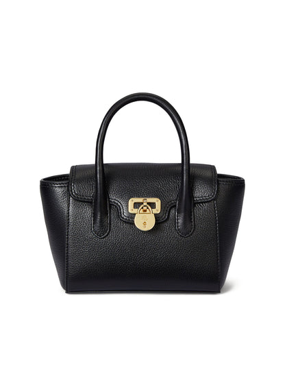 Lauren Ralph Lauren Tnnr Sm Schl Satchel Small Nero