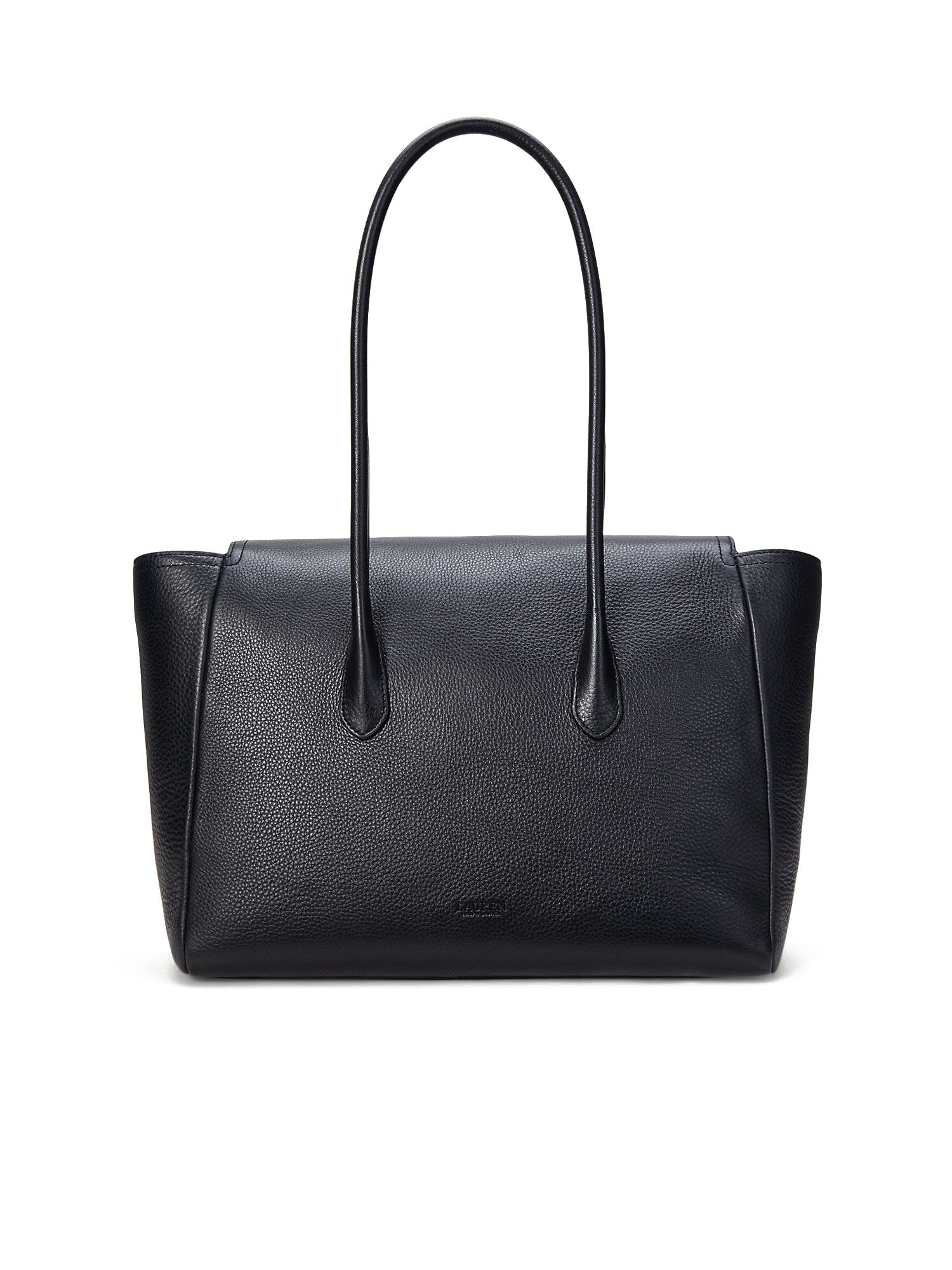 Lauren Ralph Lauren Tnnr Lg Schl Satchel Large Nero