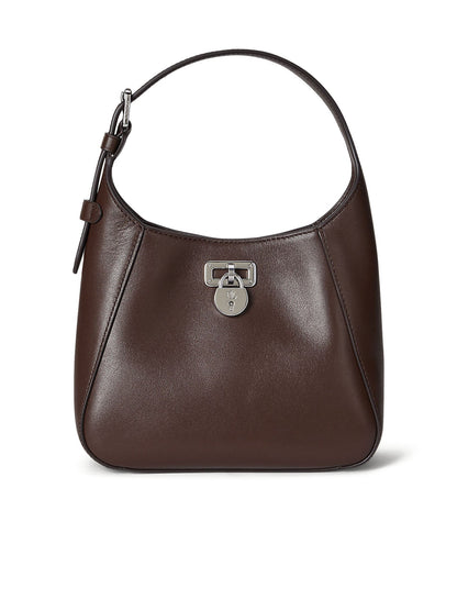 Lauren Ralph Lauren Tanner Sm Sh Shoulder Bag Marrone