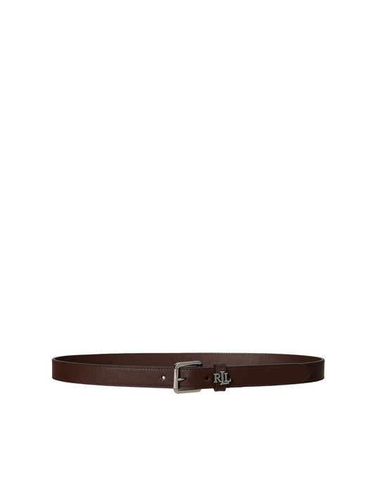 Lauren Ralph Lauren Lgo Kpper 25 Belt Skinny Marrone