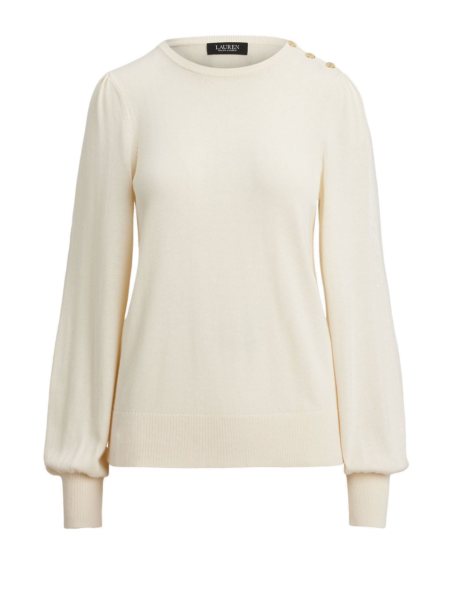 Lauren Ralph Lauren Dontrey Long Sleeve Donna Bianco