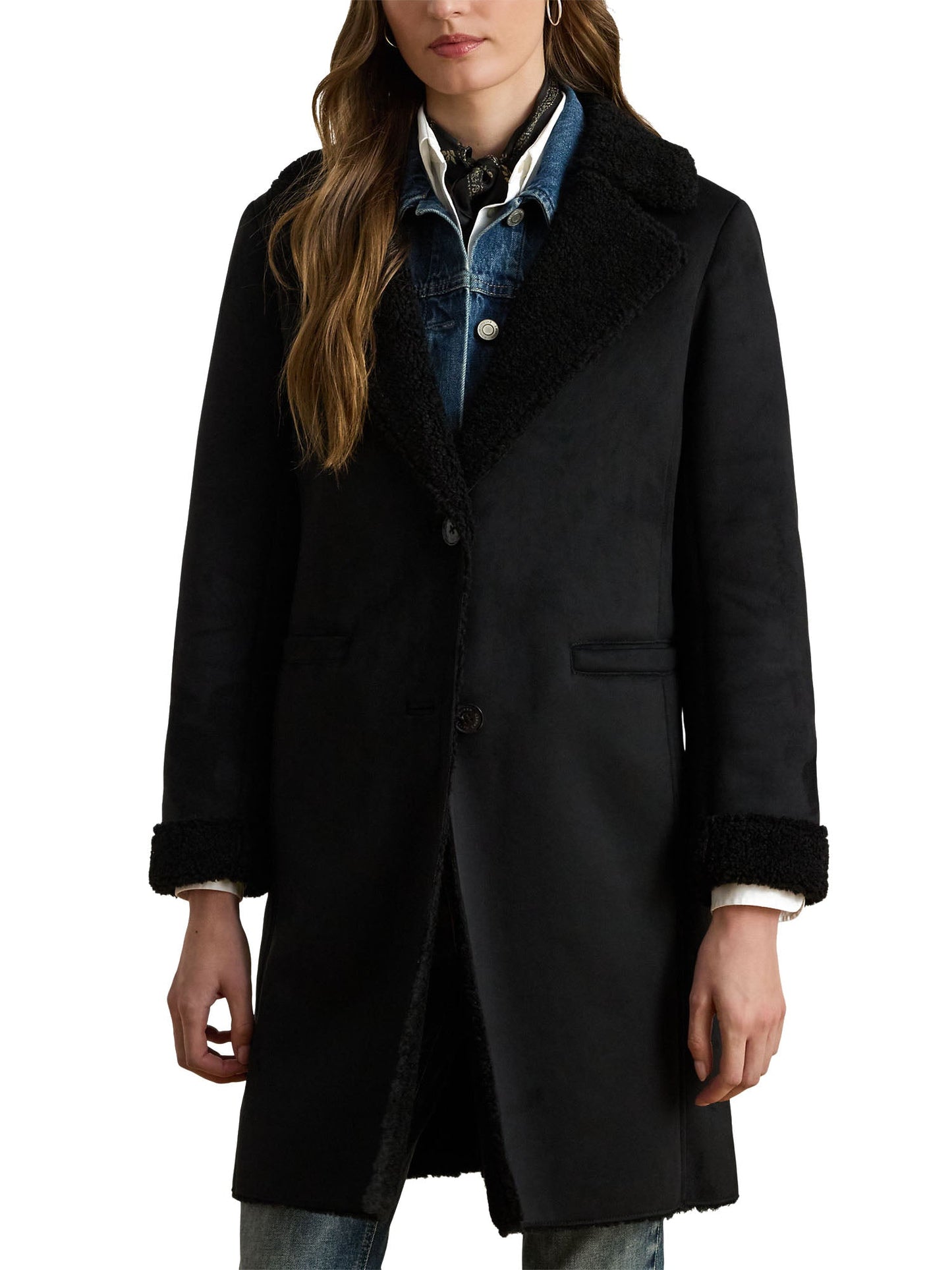 Lauren Ralph Lauren Fx Sh 35unlined Cappotto Donna Nero