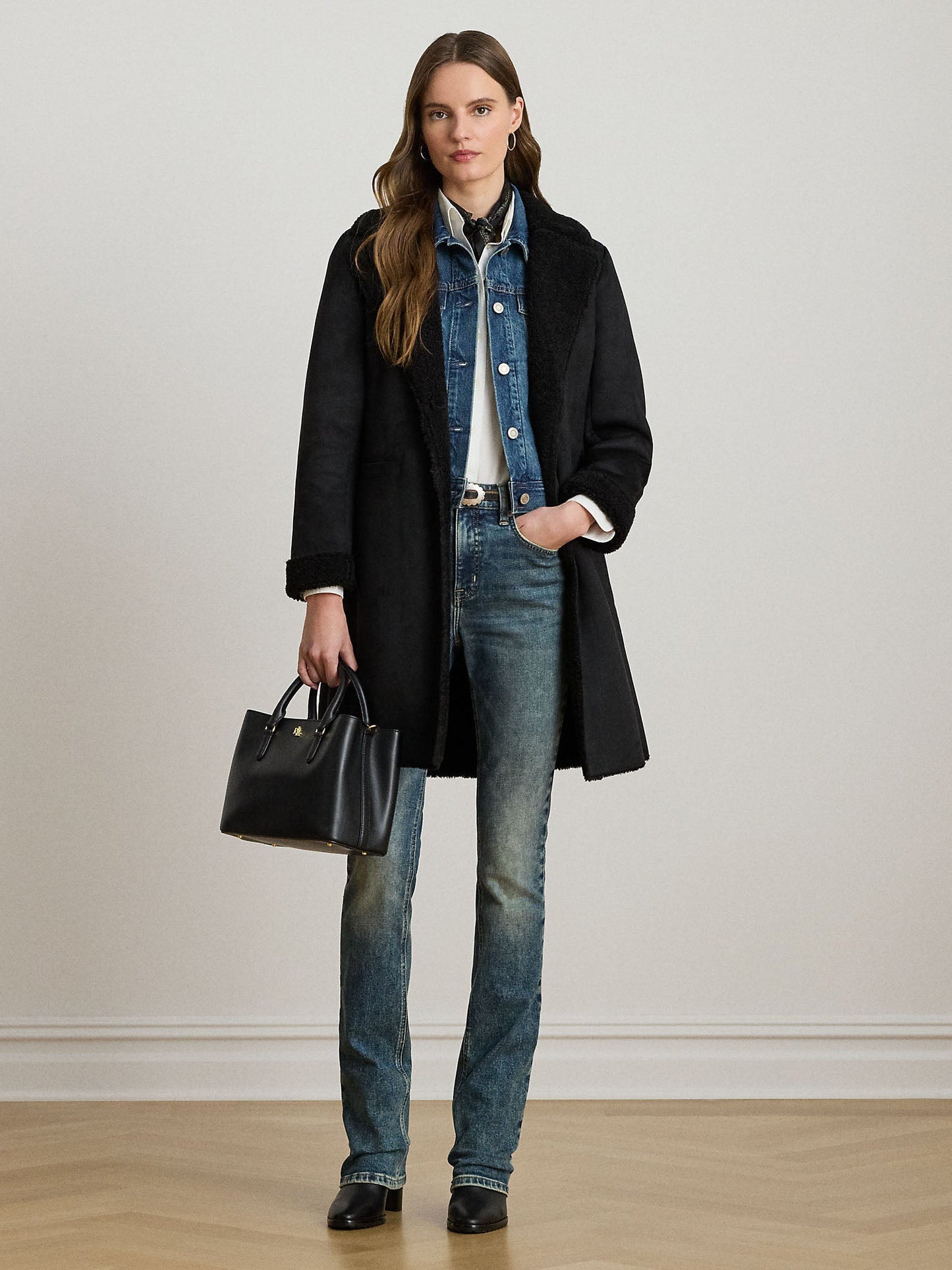 Lauren Ralph Lauren Fx Sh 35unlined Cappotto Donna Nero