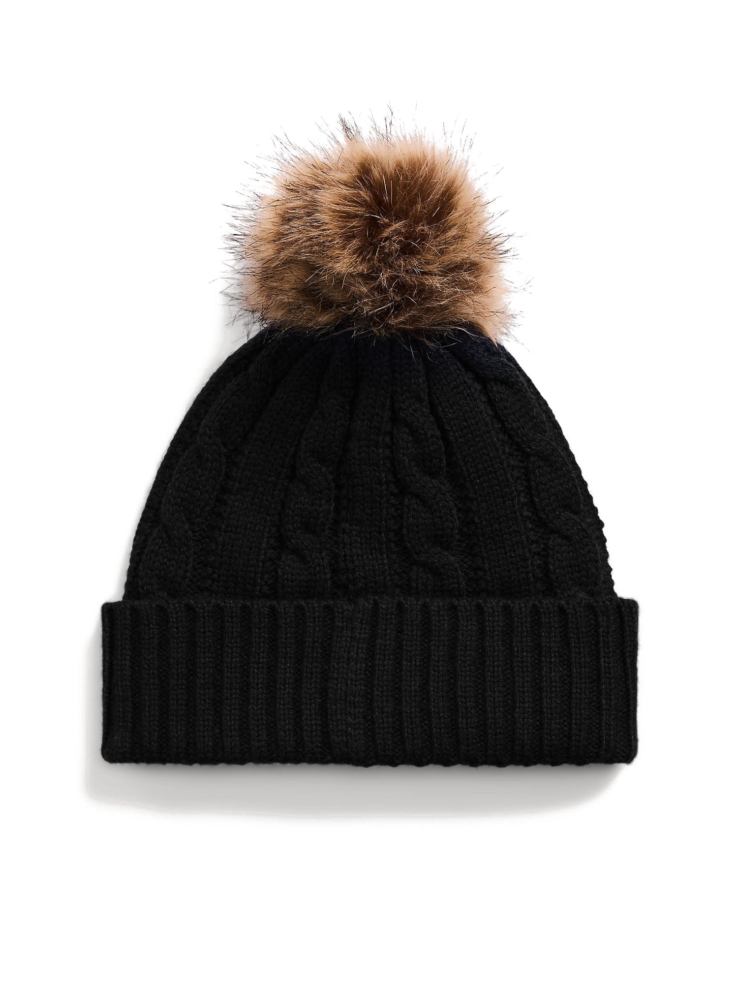 Lauren Ralph Lauren Cbl Crst Ptc Hat Cappello Donna Nero