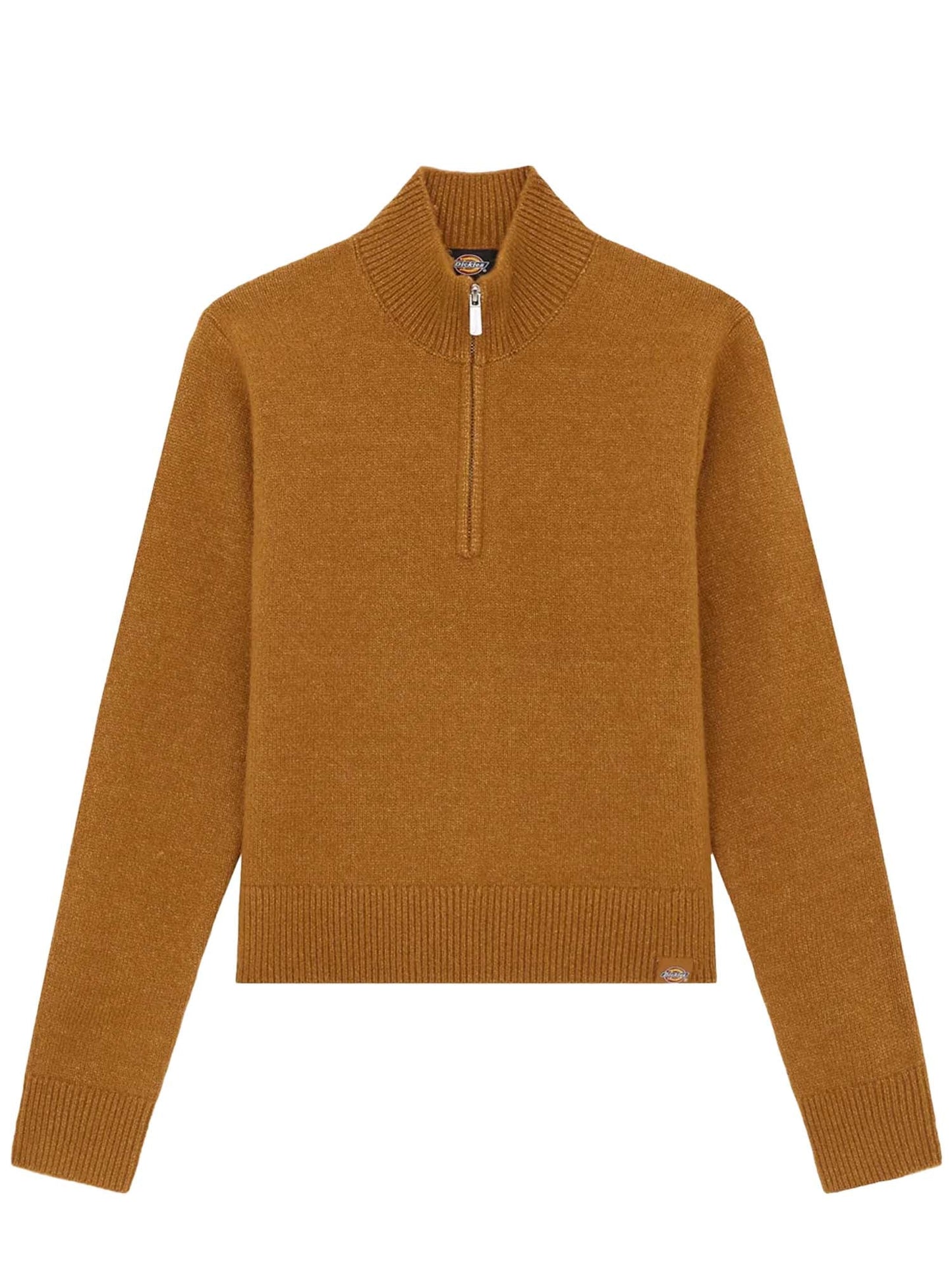 Dickies Maglione Ruston con zip corta Marrone