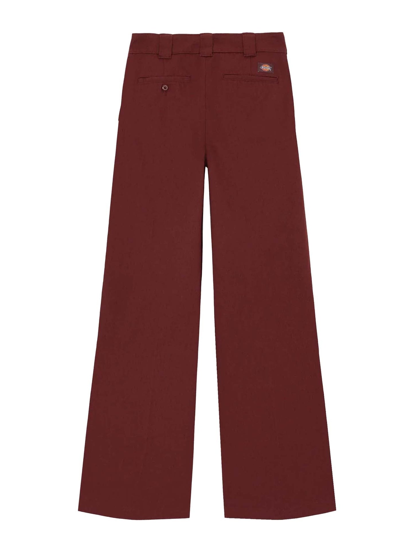 Dickies Pantaloni Wide Leg Work Donna Bordeaux
