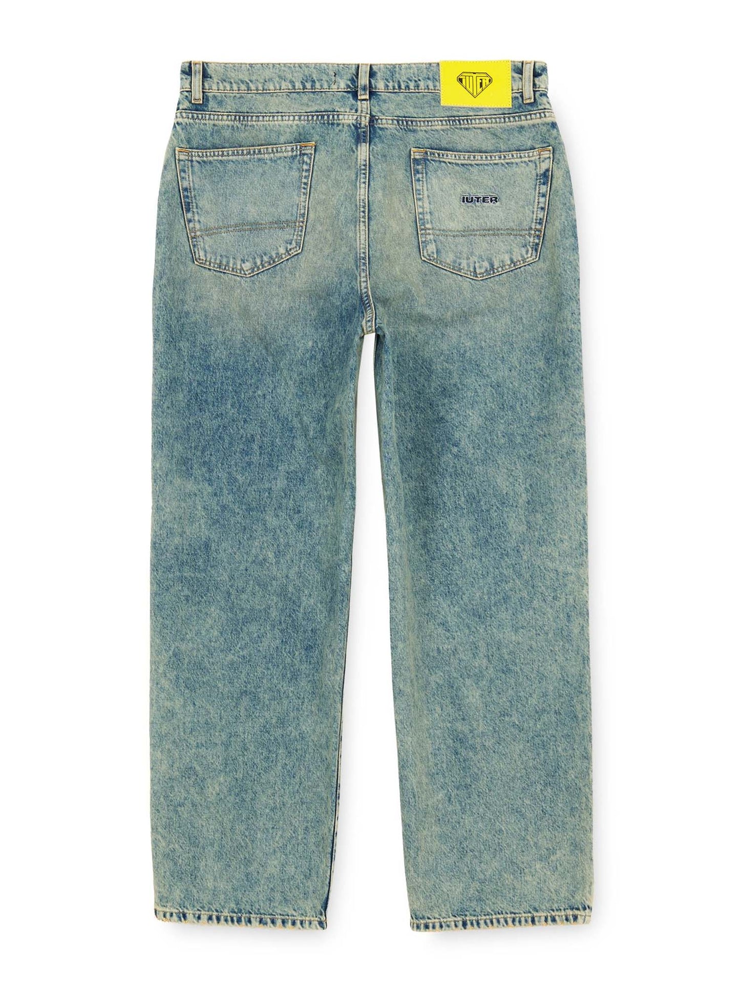 Iuter Baggy Denim Pants Azzurro