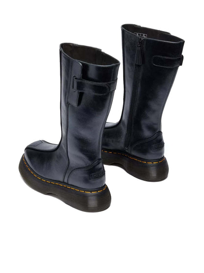 Dr. Martens Stivali Buzz Hi Eclipse In Pelle Nero