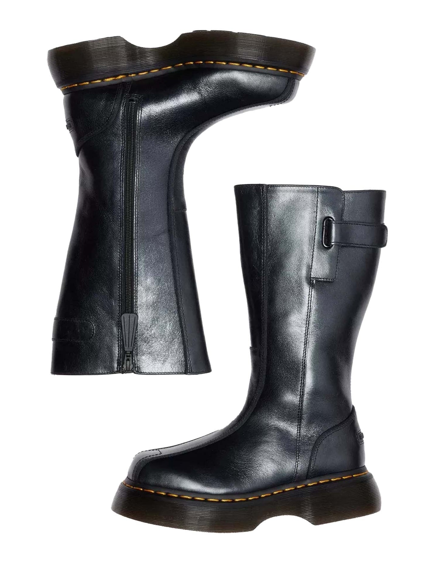 Dr. Martens Stivali Buzz Hi Eclipse In Pelle Nero