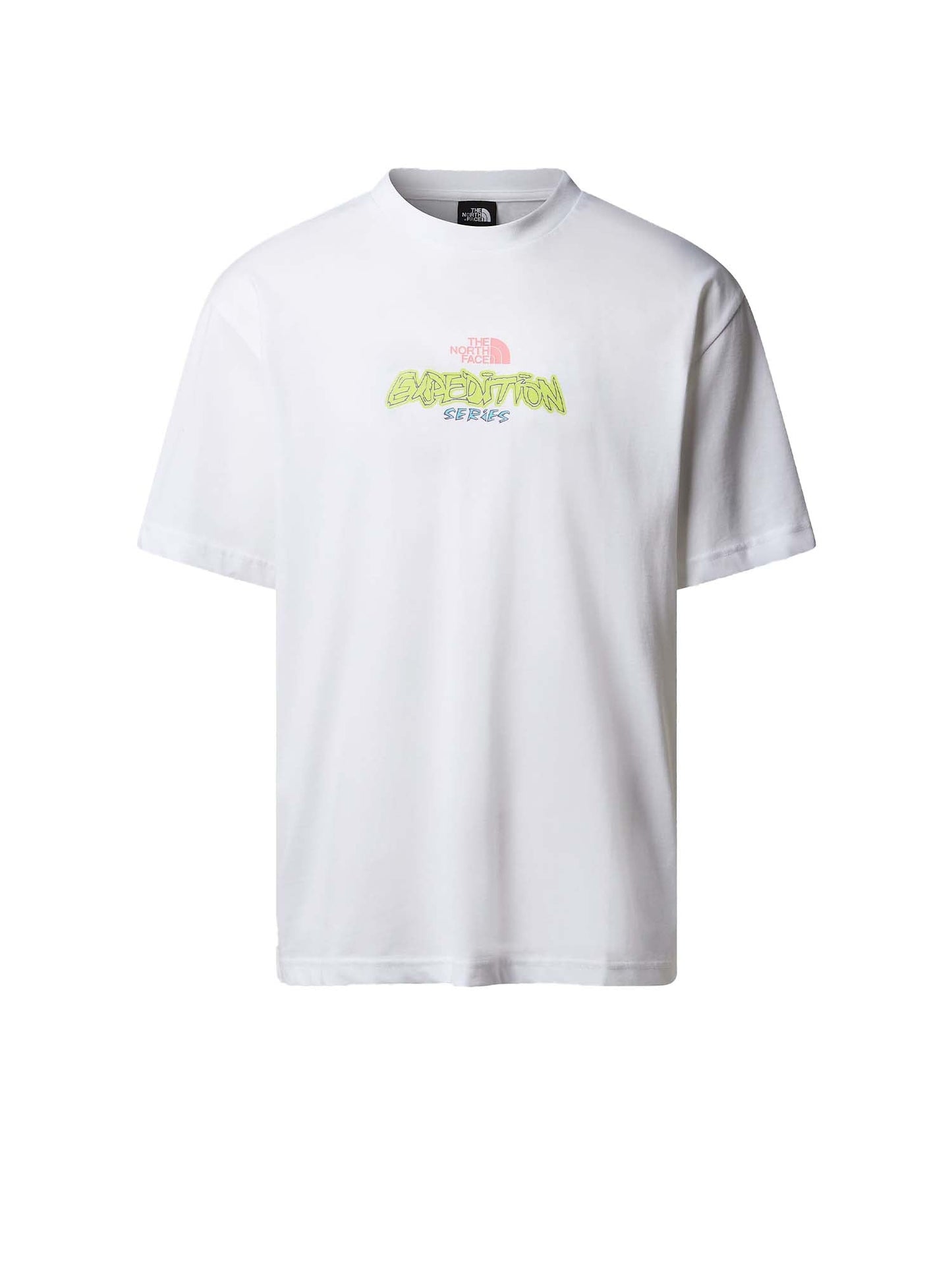 The North Face T-shirt oversize Expedition Celebration unisex Bianco