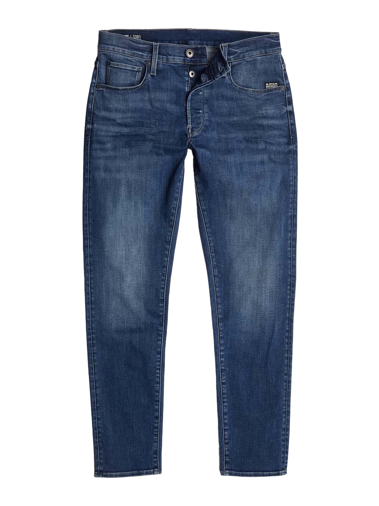 G-star 3301 Slim Jeans da uomo Azzurro